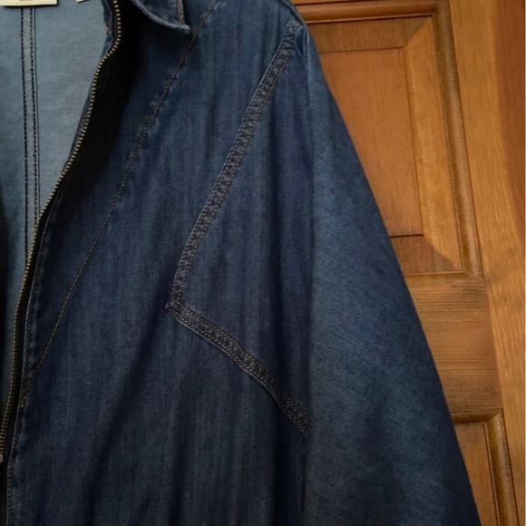 Eva Mendes New York & Company Women’s Denim Jumpsuit Size: 16 - Picture 10 of 11